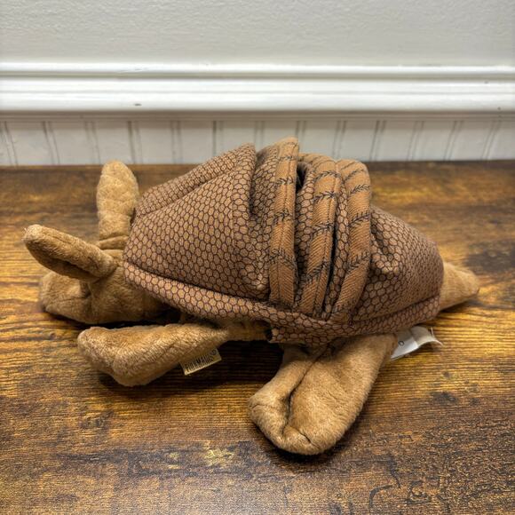 Folkmanis Armadillo Hand Puppet Play Pretend Theatre Plush Stuffed Animal Toy - Picture 9 of 16